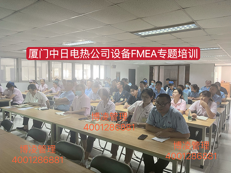 中日電熱（廈門）有限公司攜手博凌管理舉辦MFMEA(設(shè)備潛在失效模式及后果分析）培訓(xùn)班